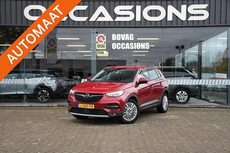 Rood Gebruikt 2020 Opel Grandland X Innovation SUV | € 18.450 (Eerlijke prijs) - Afbeelding 1/4