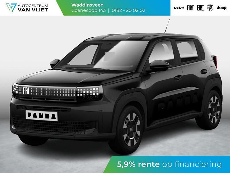 Zwart Nieuw 2025 Fiat Panda Icon SUV | € 25.589 (Eerlijke prijs) - Afbeelding 1/4