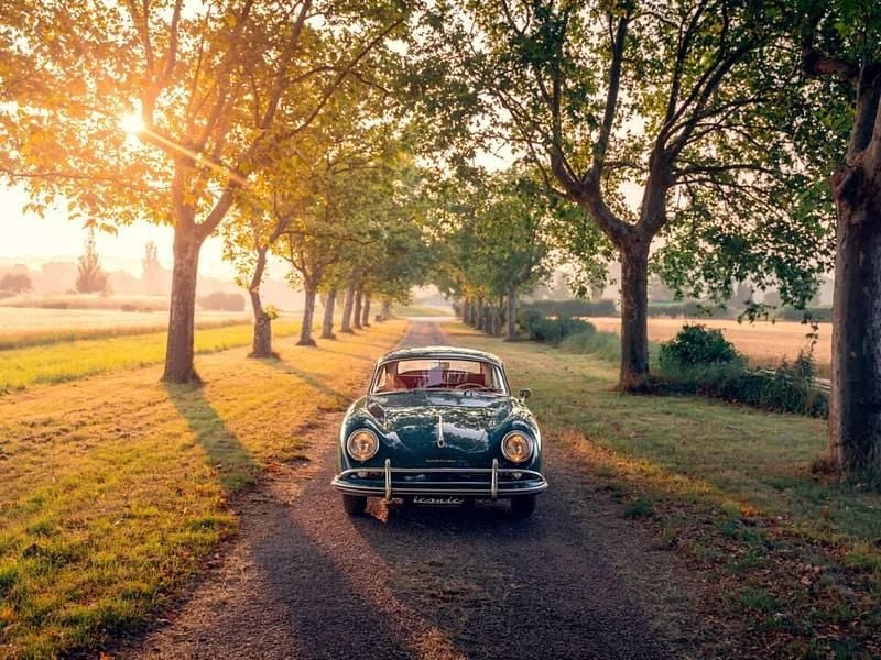 Blauwaquamarine blue Occasion 1957 Porsche 356 Coupé | € 175.000 - Afbeelding 1/4