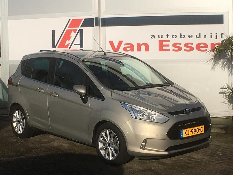Grijs Gebruikt 2016 Ford B-MAX Titanium MPV | € 12.950 (Eerlijke prijs) - Afbeelding 1/4