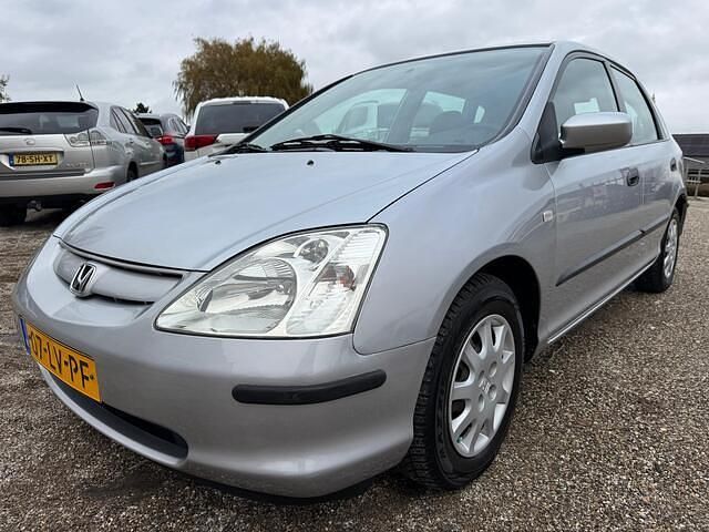 Grijs Gebruikt 2003 Honda Civic LS Hatchback | € 2.950 (Eerlijke prijs) - Afbeelding 1/4