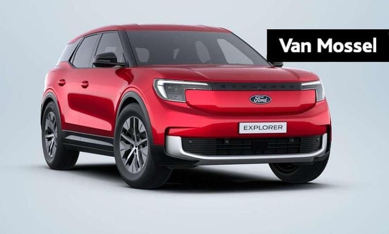 Rood Nieuw 2025 Ford Explorer Extended Range SUV | € 43.220 (Super prijs) - Afbeelding 1/4
