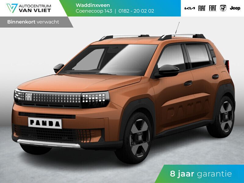 Oranje Nieuw 2025 Fiat Panda La Prima Hatchback | € 29.495 (Eerlijke prijs) - Afbeelding 1/4