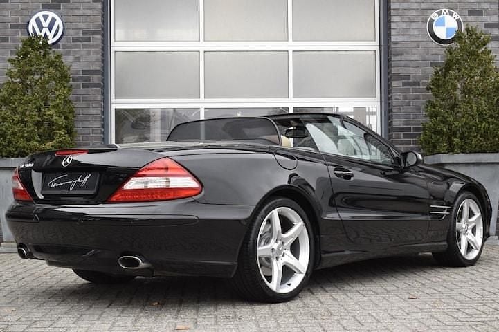 Occasion Mercedes SL500 2006 Zwart (metallic) Cabriolet