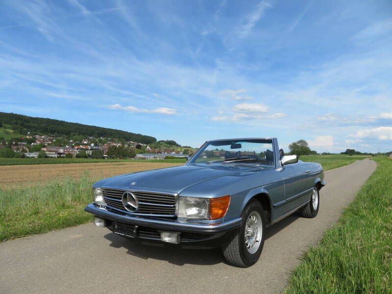 Blauw Gebruikt 1985 Mercedes SL380 Cabriolet | € 40.496 - Afbeelding 1/4