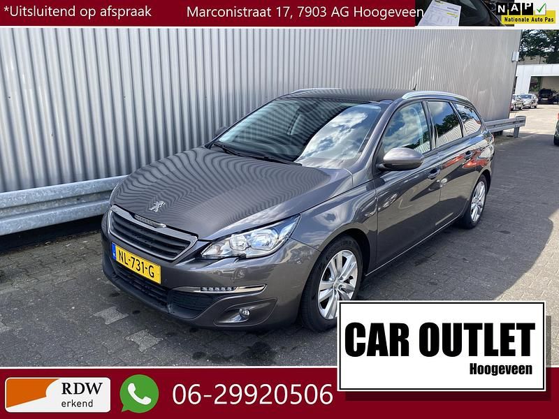 Grijs Gebruikt 2017 Peugeot 308 Stationwagen | € 6.750 (Goede deal) - Afbeelding 1/4