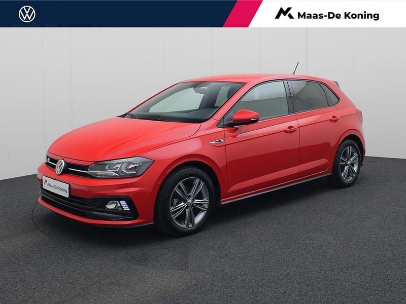 Rood Gebruikt 2021 VW Polo Highline Hatchback | € 16.940 (Goede deal) - Afbeelding 1/4