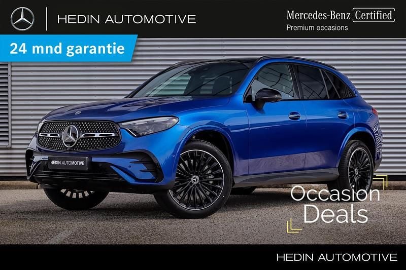 Blauw Occasion 2024 Mercedes GLC300e AMG line SUV | € 67.900 (Eerlijke prijs) - Afbeelding 1/4