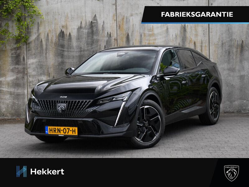 Zwart Nieuw 2025 Peugeot 408 GT GTi Hatchback | € 39.995 - Afbeelding 1/4