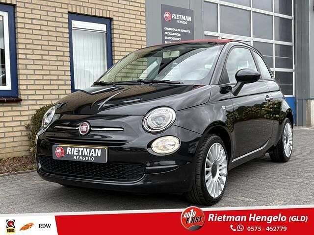 Zwart Gebruikt 2016 Fiat 500 Pop Star Cabriolet | € 9.800 (Eerlijke prijs) - Afbeelding 1/4