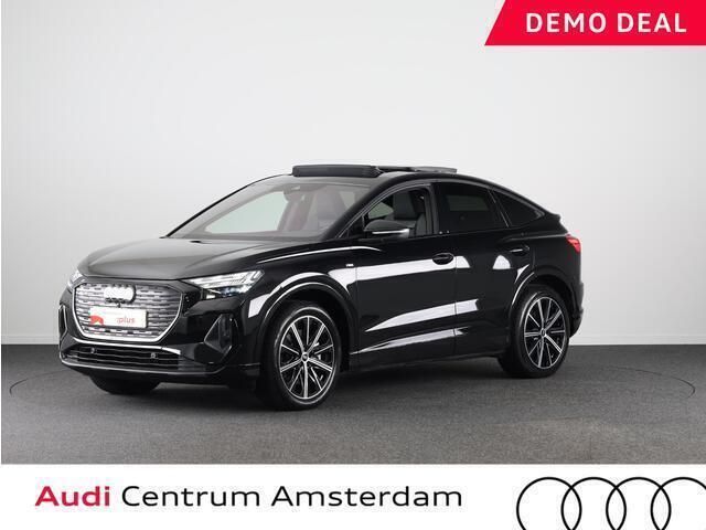 Zwart Gebruikt 2024 Audi Q4 Sportback e-tron Premium SUV | € 64.849 - Afbeelding 1/3