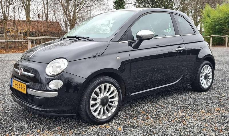 Zwart Gebruikt 2015 Fiat 500 Easy Hatchback | € 4.950 (Goede deal) - Afbeelding 1/4
