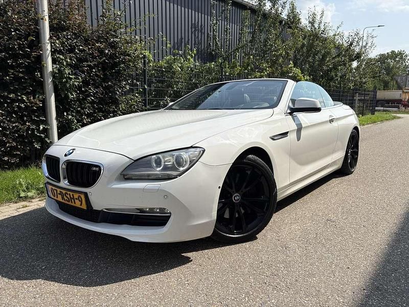 Wit Gebruikt 2011 BMW 640 Cabriolet Executive Cabriolet | € 19.799 (Duur) - Afbeelding 1/4
