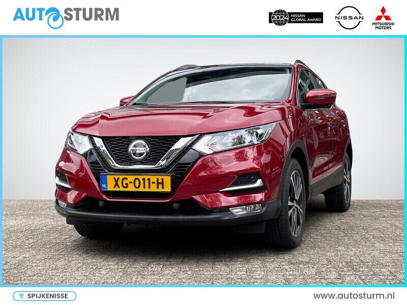Rood Gebruikt 2018 Nissan Qashqai N-Connecta SUV | € 18.794 (Eerlijke prijs) - Afbeelding 1/4