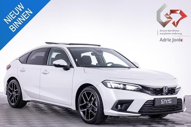 Wit Nieuw 2025 Honda Civic Advance Hatchback | € 44.750 (Eerlijke prijs) - Afbeelding 1/4