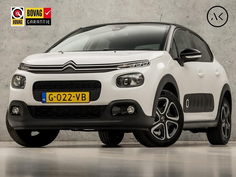 Wit Occasion 2019 Citroën C3 PureTech Hatchback | € 9.245 (Goede deal) - Afbeelding 1/4
