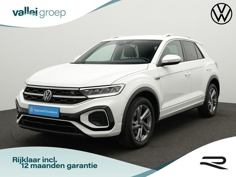 Wit Gebruikt 2022 VW T-Roc R-line SUV | € 28.450 (Eerlijke prijs) - Afbeelding 1/4