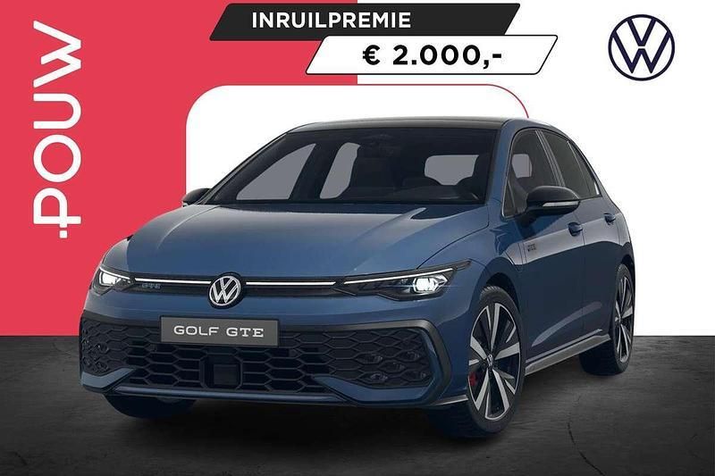 Blauw Nieuw 2025 VW Golf VIII GTE Hatchback | € 53.650 (Eerlijke prijs) - Afbeelding 1/4