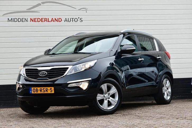 Zwart Gebruikt 2011 Kia Sportage Plus SUV | € 7.999 (Eerlijke prijs) - Afbeelding 1/4