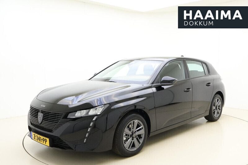 Zwart Gebruikt 2024 Peugeot 308 Business-Line Hatchback | € 24.950 (Super prijs) - Afbeelding 1/4