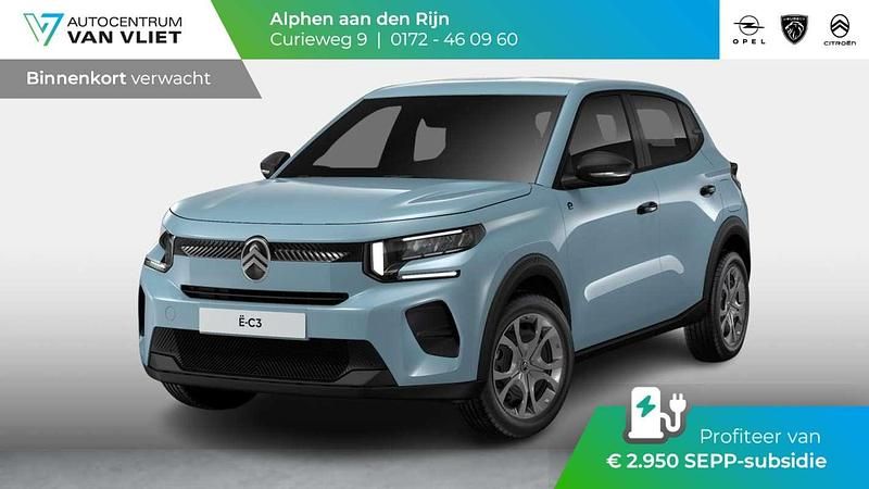 Blauw Nieuw 2025 Citroën e-C3 SUV | € 24.300 (Goede deal) - Afbeelding 1/4