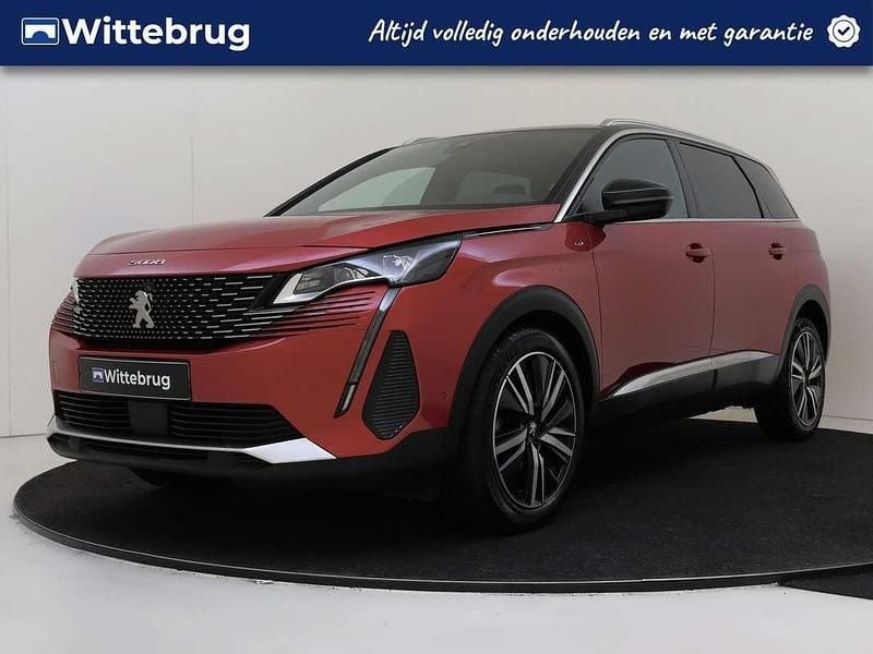 Rood, metallic lak Gebruikt 2021 Peugeot 5008 GTi MPV | € 30.925 (Eerlijke prijs) - Afbeelding 1/3