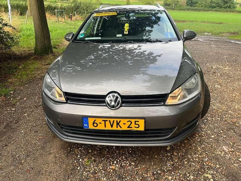 Grijs Gebruikt 2014 VW Golf VII Comfortline Stationwagen | € 7.500 (Super prijs) - Afbeelding 1/4