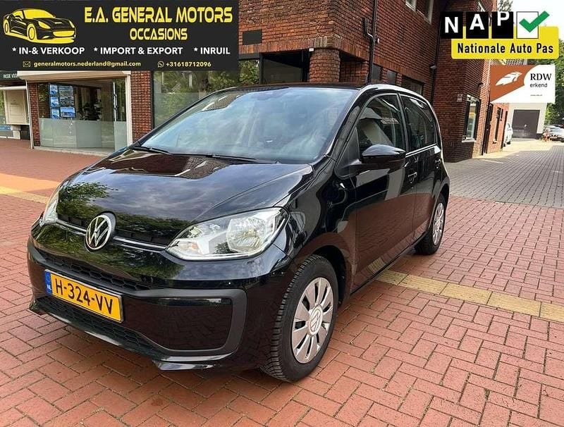 Zwart Gebruikt 2020 VW up! move up! Hatchback | € 6.995 (Goede deal) - Afbeelding 1/4