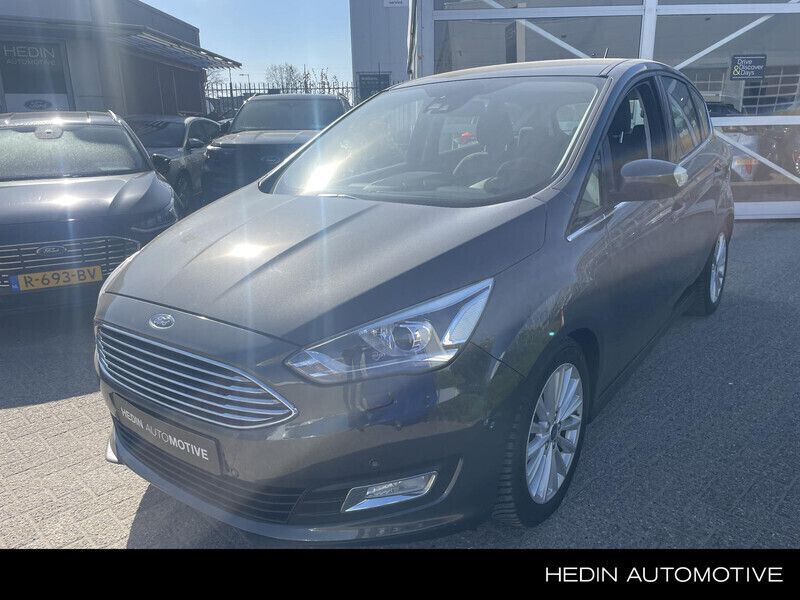 Grijs Gebruikt 2018 Ford C-MAX Titanium MPV | € 17.945 (Eerlijke prijs) - Afbeelding 1/4