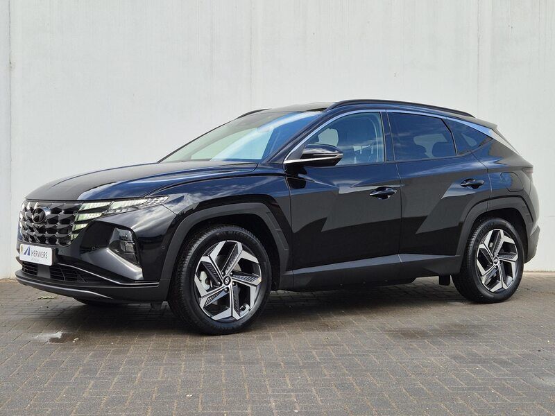 Zwart Gebruikt 2022 Hyundai Tucson Premium SUV | € 34.880 (Eerlijke prijs) - Afbeelding 1/4