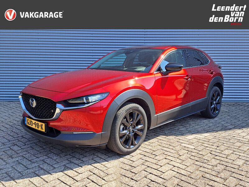 Rood metallic Gebruikt 2022 Mazda CX-30 Homura-Line SUV | € 29.995 (Iets duurder) - Afbeelding 1/4