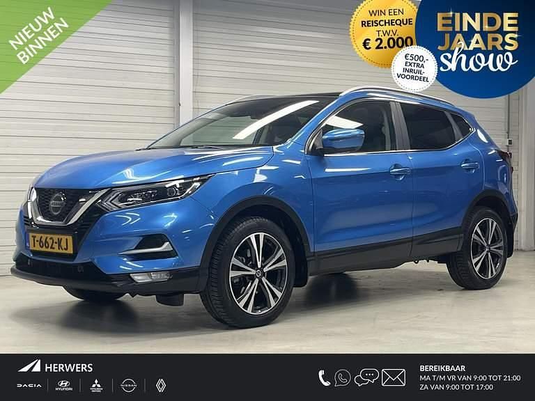 Blauw Gebruikt 2021 Nissan Qashqai Tekna+ SUV | € 21.235 (Super prijs) - Afbeelding 1/4