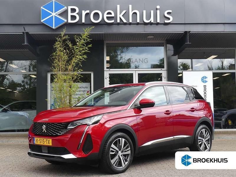 Rood Gebruikt 2021 Peugeot 3008 Allure SUV | € 20.900 (Eerlijke prijs) - Afbeelding 1/4
