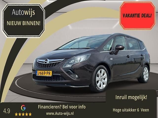 Bruin, metallic lak Gebruikt 2014 Opel Zafira Tourer Design Edition MPV | € 7.895 (Goede deal) - Afbeelding 1/4
