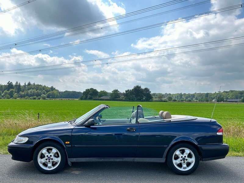 Occasion Saab 9-3 Cabriolet 131 PK (96 kW) 1998 Blauw, metallic lak Cabriolet