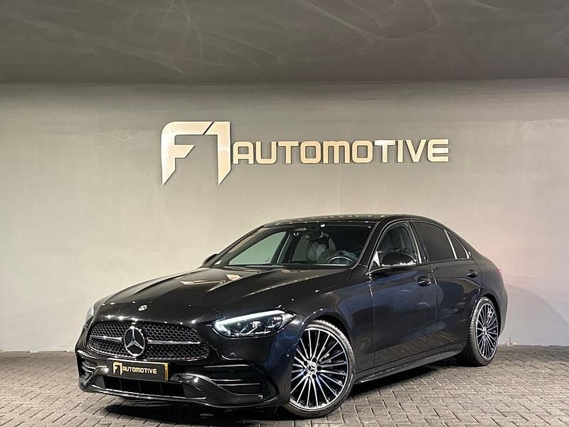 Occasion Mercedes C180 AMG line 170 PK (125 kW) 2021 Zwart Sedan