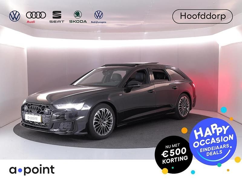 Zwart (metallic) Gebruikt 2024 Audi A6 Competition Stationwagen | € 49.749 (Eerlijke prijs) - Afbeelding 1/3