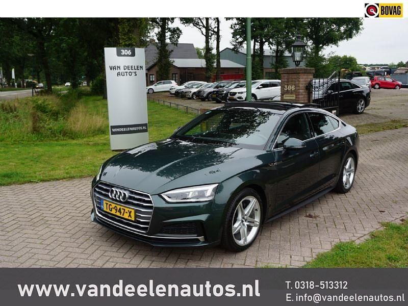 Groen Gebruikt 2018 Audi A5 S-Line Coupé | € 24.950 (Iets duurder) - Afbeelding 1/4