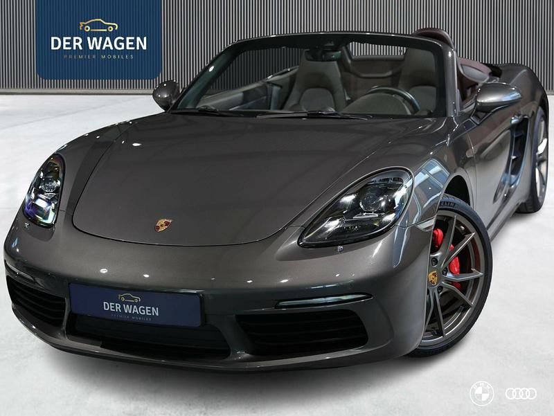 Grijs Gebruikt 2016 Porsche Boxster Sport Cabriolet | € 63.950 - Afbeelding 1/4