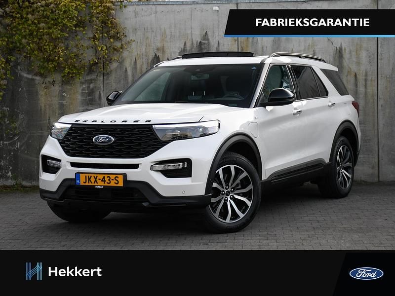 Wit Gebruikt 2024 Ford Explorer ST-Line SUV | € 64.995 (Eerlijke prijs) - Afbeelding 1/4