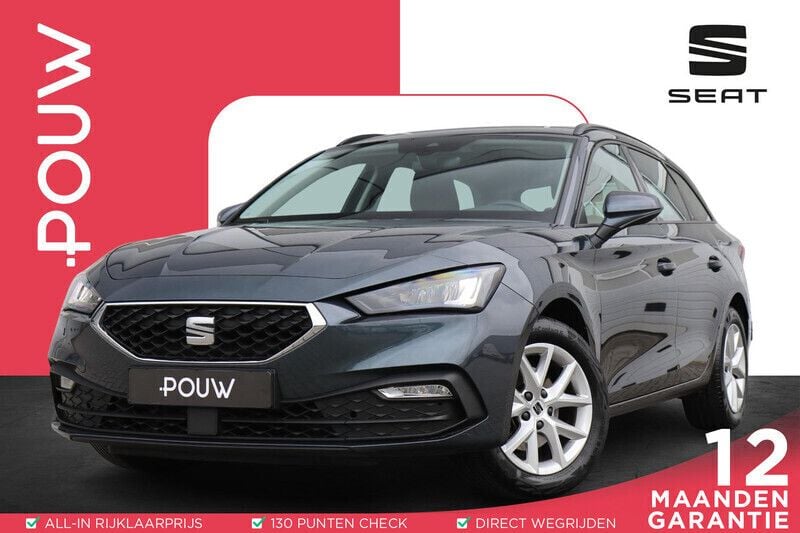 Grijs Gebruikt 2022 Seat Leon Reference Stationwagen | € 17.950 (Eerlijke prijs) - Afbeelding 1/4