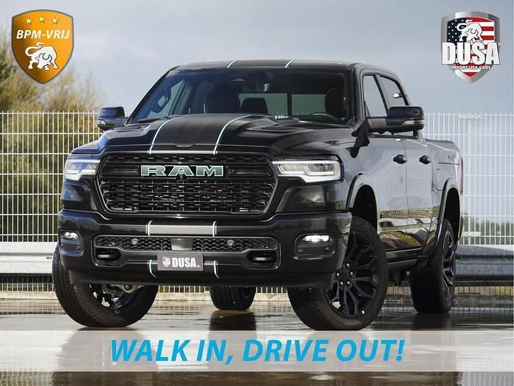 Wit Nieuw 2024 Dodge Ram Limited Pickup | € 79.950 (Super prijs) - Afbeelding 1/1