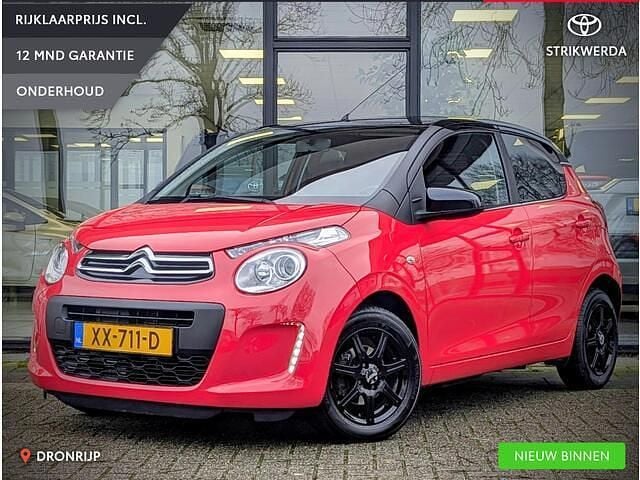 Rood Gebruikt 2019 Citroën C1 Feel Hatchback | € 7.995 (Eerlijke prijs) - Afbeelding 1/4