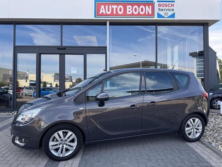 Grijs Gebruikt 2015 Opel Meriva MPV | € 9.950 (Eerlijke prijs) - Afbeelding 1/4