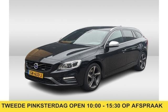 Zwart, metallic lak Gebruikt 2015 Volvo V60 R-Design Stationwagen | € 13.950 (Eerlijke prijs) - Afbeelding 1/4