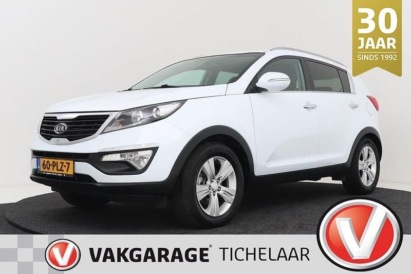 Wit Gebruikt 2011 Kia Sportage Plus SUV | € 8.999 (Eerlijke prijs) - Afbeelding 1/3