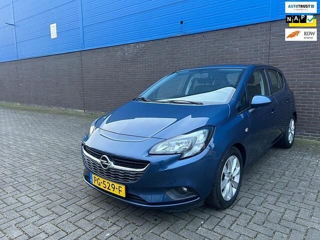 Blauw (metallic) Occasion 2017 Opel Corsa Edition Hatchback | € 9.250 (Goede deal) - Afbeelding 1/4