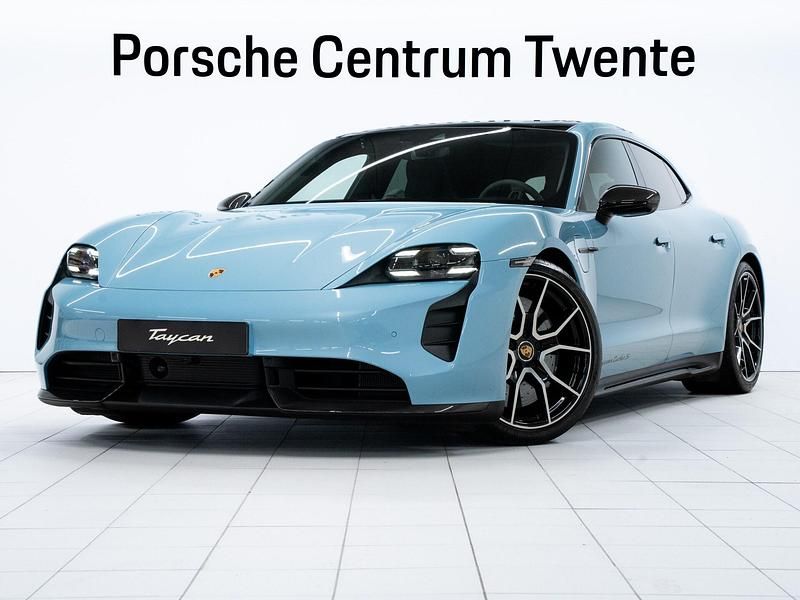 Blauw Gebruikt 2023 Porsche Taycan Sport Turismo Sedan | € 99.900 - Afbeelding 1/4