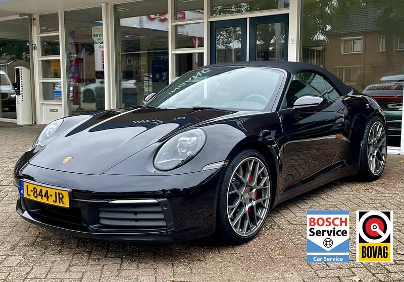 Zwart Gebruikt 2020 Porsche 911 Carrera S Cabriolet Cabriolet | € 144.800 (Goede deal) - Afbeelding 1/4