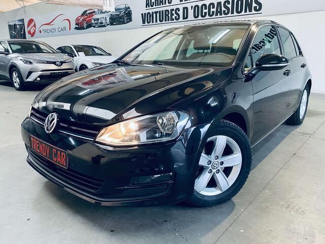 Zwart Gebruikt 2015 VW Golf VII Trendline Sedan | € 10.850 (Eerlijke prijs) - Afbeelding 1/4